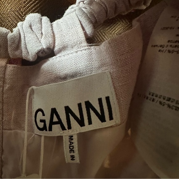 NWT GANNI PURPLE STRAPLESS CROP TOP size 2. Reg $189 - Picture 7 of 11